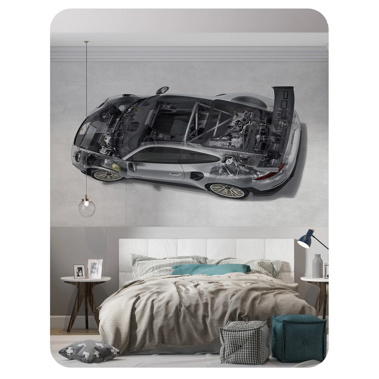 Фотообои рулонные Citydecor Technic 24 на флизелиновой основе 300x260 см